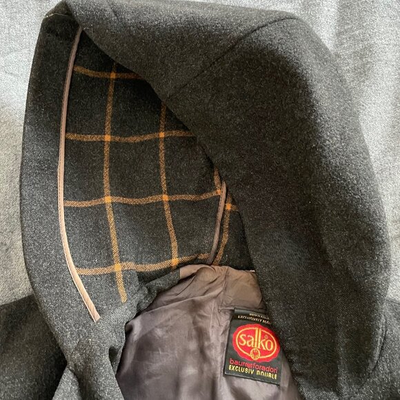 Vintage Loden Overcoat with Hood - Picture 12 of 12